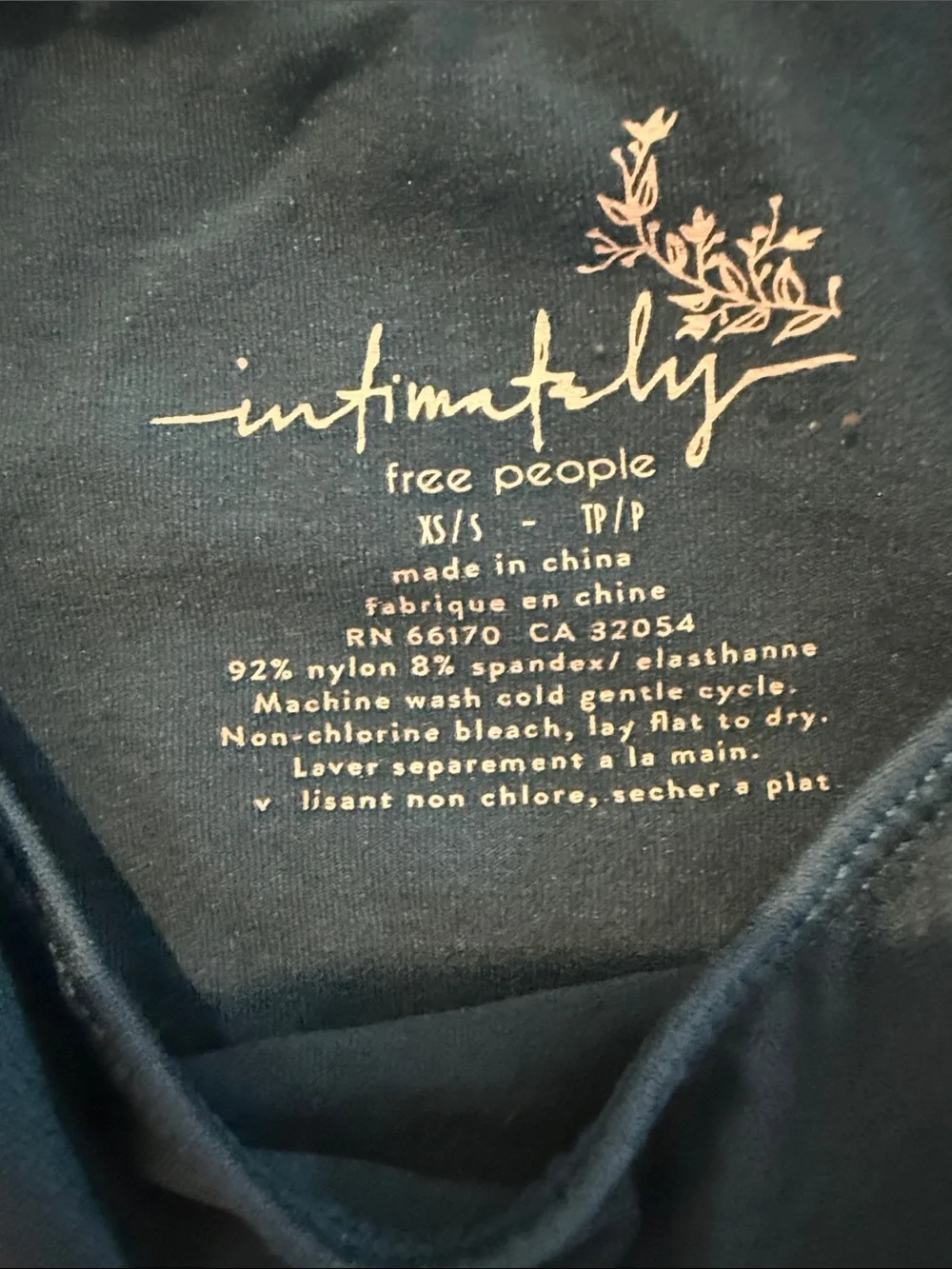 Free People Teal Cropped Bralette